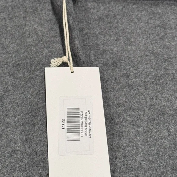 NWT Feat BlanketBlend Crewneck Sweatshirt - Hazy Black - Medium - Picture 5 of 9